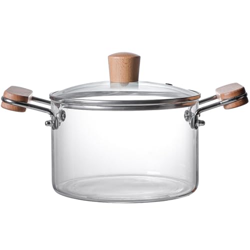Keramik-Kochtopf, Kochtöpfe, großer -Kochtopf mit Deckel, hitzebeständiger -Simmertopf Holz-Kochtopf aus klarem Borosilikatglas Keramik-Kochtopf, Kochtöpfe, großer -Kochtopf mit Deckel, hitzebeständiger -Simmertopf Holz-Kochtopf aus klarem Borosilikatglas von JVNALwnkv