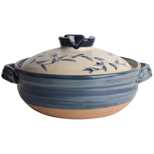 Keramik-Kochtopf, Kochtöpfe, japanischer Keramik-Auflauf, hitzebeständige Steinguttöpfe mit Deckel, großer Tontopf Keramik-Kochtopf, Kochtöpfe, japanischer Keramik-Auflauf, hitzebeständige Steinguttöpfe mit Deckel, großer Tontopf von JVNALwnkv