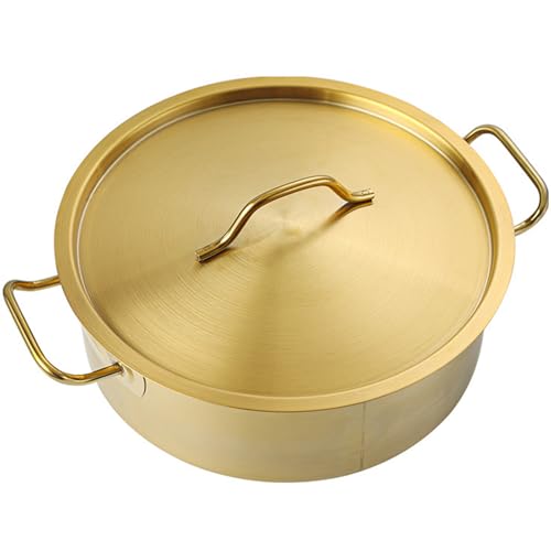 Keramik-Kochtopf, kleine Kupfertöpfe, Edelstahl-Suppentopf mit Deckel, großer Suppentopf for Kochen von Brühe, Kochtopf Keramik-Kochtopf, kleine Kupfertöpfe, Edelstahl-Suppentopf mit Deckel, großer Suppentopf for Kochen von Brühe, Kochtopf von JVNALwnkv