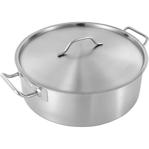 Keramik-Kochtopf, kleine Kupfertöpfe, Edelstahl-Suppentopf mit Deckel, großer Suppentopf for Kochen von Brühe, Kochtopf Keramik-Kochtopf, kleine Kupfertöpfe, Edelstahl-Suppentopf mit Deckel, großer Suppentopf for Kochen von Brühe, Kochtopf von JVNALwnkv