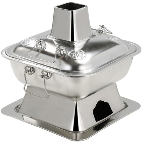 Keramik-Kochtopf, kleine Kupfertöpfe, Holzkohle-Kupfer-Hotpot, Outdoor-Shabu-Hotpot mit Deckel, dicker Kochtopf aus altem Peking Keramik-Kochtopf, kleine Kupfertöpfe, Holzkohle-Kupfer-Hotpot, Outdoor-Shabu-Hotpot mit Deckel, dicker Kochtopf aus altem Peking von JVNALwnkv