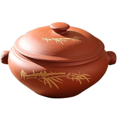 Keramik-Kochtopf, kleine Kupfertöpfe, Keramik-Dampfgarer, Schmortopf, Ton-Auflaufform, Zisha-Dampfgarer, Keramik-Herdplatte mit Deckel Keramik-Kochtopf, kleine Kupfertöpfe, Keramik-Dampfgarer, Schmortopf, Ton-Auflaufform, Zisha-Dampfgarer, Keramik-Herdplatte mit Deckel von JVNALwnkv