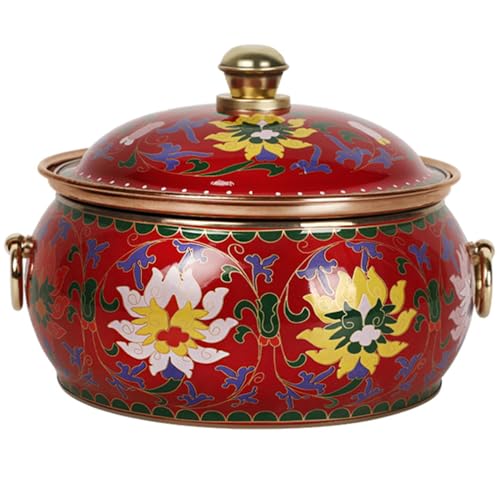 Keramik-Kochtopf, kleine Kupfertöpfe, chinesischer Induktions-Kupfer-Hot Pot, dicker gehämmerter Kupfer-Suppentopf, antihaftbeschichtete Suppentöpfe Keramik-Kochtopf, kleine Kupfertöpfe, chinesischer Induktions-Kupfer-Hot Pot, dicker gehämmerter Kupfer-Suppentopf, antihaftbeschichtete Suppentöpfe von JVNALwnkv