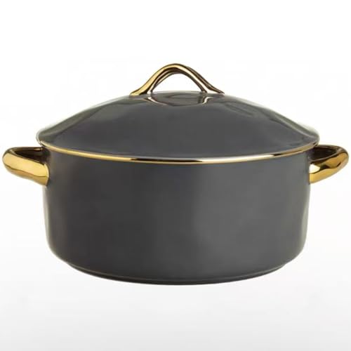 Keramik-Kochtopf, kleine Kupfertöpfe, große Keramik-Suppenterrine mit Deckel, weiße Porzellan-Suppenschüssel Doppelgriffen, runder Suppentopf Keramik-Kochtopf, kleine Kupfertöpfe, große Keramik-Suppenterrine mit Deckel, weiße Porzellan-Suppenschüssel Doppelgriffen, runder Suppentopf von JVNALwnkv