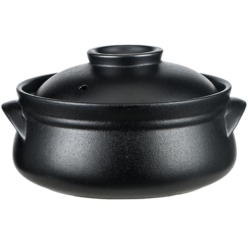 Keramik-Kochtopf, kleine Kupfertöpfe, große koreanische Keramikschüssel mit Deckel, Tontopf for Kochen Doppelgriffen, Steinguttopf Keramik-Kochtopf, kleine Kupfertöpfe, große koreanische Keramikschüssel mit Deckel, Tontopf for Kochen Doppelgriffen, Steinguttopf von JVNALwnkv