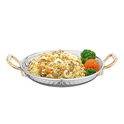 Keramik-Kochtopf, kleine Kupfertöpfe, ovale Teller aus Edelstahl, Fischplatte, Servierteller, Obstschale, Tablett, Serviertöpfe,(14cm) von JVNALwnkv