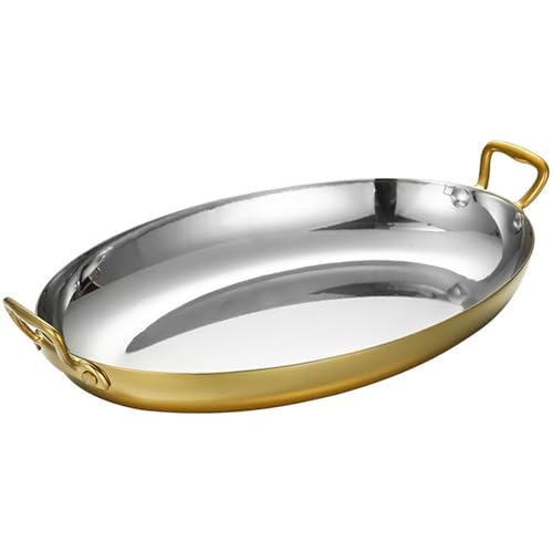 Keramik-Kochtopf, kleine Kupfertöpfe, ovale spanische Paella-Pfanne, Meeresfrüchte-Hummer-Teller aus Edelstahl, großer antihaftbeschichteter, unbeschichteter Brattopf Keramik-Kochtopf, kleine Kupfertöpfe, ovale spanische Paella-Pfanne, Meeresfrüchte-Hummer-Teller aus Edelstahl, großer antihaftbeschichteter, unbeschichteter Brattopf von JVNALwnkv