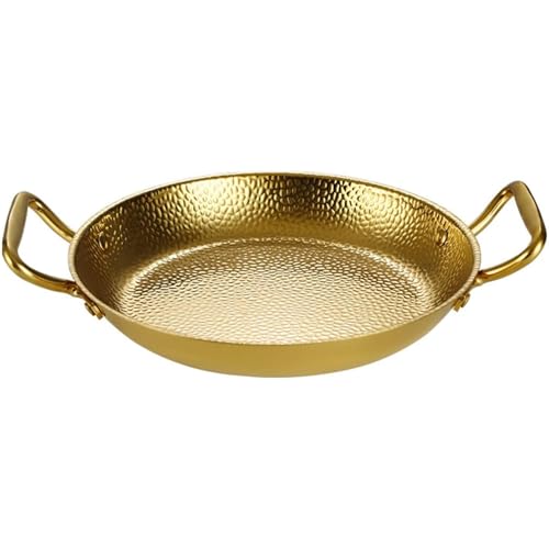 Keramik-Kochtopf, kleine Kupfertöpfe, spanische Paella-Pfanne mit Doppelgriff, antihaftbeschichteter Paella-Topf aus Edelstahl 304 for Meeresfrüchte Keramik-Kochtopf, kleine Kupfertöpfe, spanische Paella-Pfanne mit Doppelgriff, antihaftbeschichteter Paella-Topf aus Edelstahl 304 for Meeresfrüchte von JVNALwnkv