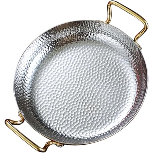Keramik-Kochtopf, kleine Kupfertöpfe, spanische Paella-Pfanne mit Doppelgriff, antihaftbeschichteter Paella-Topf aus Edelstahl 304 for Meeresfrüchte Keramik-Kochtopf, kleine Kupfertöpfe, spanische Paella-Pfanne mit Doppelgriff, antihaftbeschichteter Paella-Topf aus Edelstahl 304 for Meeresfrüchte von JVNALwnkv