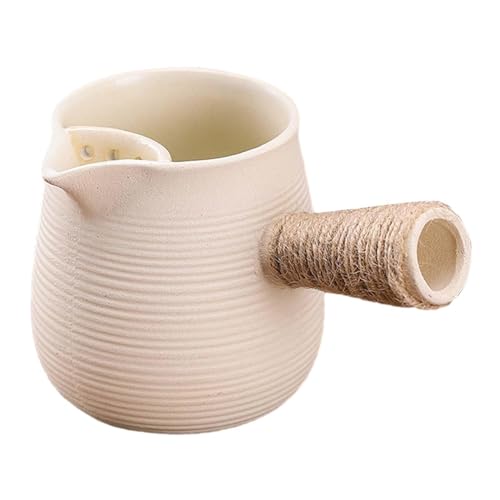 Keramik-Teekanne mit Teebeutel, lose Blätter, Teekanne, Tee-Ei seitlichem Griff for Camping, Wandern, Hotel, Zuhause, Outdoor Keramik-Teekanne mit Teebeutel, lose Blätter, Teekanne, Tee-Ei seitlichem Griff for Camping, Wandern, Hotel, Zuhause, Outdoor von JVNALwnkv