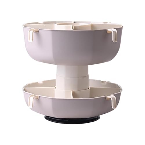 Kochtöpfe, Abtropfteller for heiße Töpfe, Teller for getrocknete Früchte, for Süßigkeiten und Snacks, drehbarer Obstkorb for den Haushalt mit Gemüse, Grauweiß Kochtöpfe, Abtropfteller for heiße Töpfe, Teller for getrocknete Früchte, for Süßigkeiten und Snacks, drehbarer Obstkorb for den Haushalt mit Gemüse, Grauweiß von JVNALwnkv