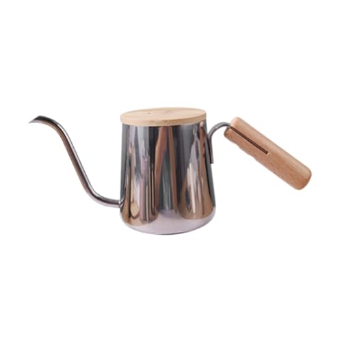 Kochtöpfe Übergießkessel Kaffeekessel 250 ml Schmaler langer Ausguss Praktische Teekanne Kaffee-Tropfkessel for Küche Zuhause Camping Picknick von JVNALwnkv