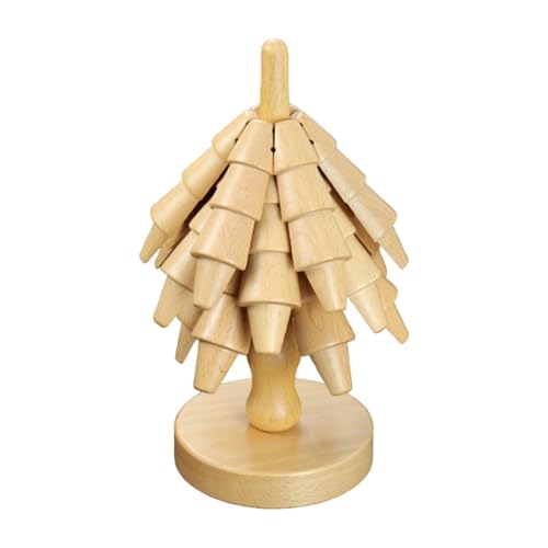 Kochtopf-Untersetzer aus Holz for heiße Gerichte, Tischset, multifunktionaler Untersetzer in Baumform for Töpfe und Pfannen, Teekanne, Teller von JVNALwnkv