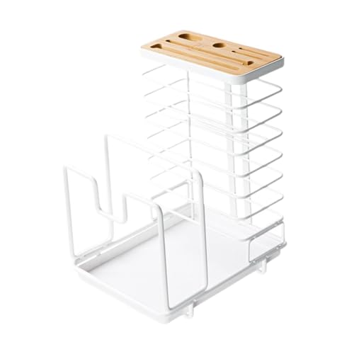 Küchenaufbewahrungsständer, vielseitiger Hohlhalter, Küchengeschirrhalter, Topf-/Pfannendeckel-Organizer for Küchenschubladen, Schränke, Arbeitsplatten von JVNALwnkv