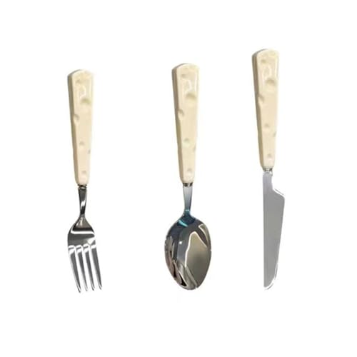 Messer und Gabel aus Edelstahl, Bambus, 24-teiliges Besteck, Service for 8 Personen, Utensilien Messer und Gabel aus Edelstahl, Bambus, 24-teiliges Besteck, Service for 8 Personen, Utensilien von JVNALwnkv