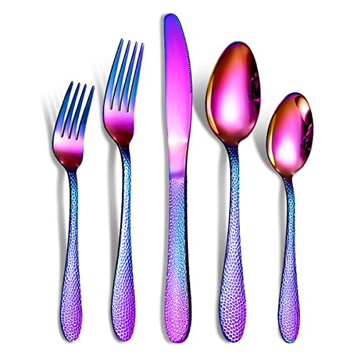 Messer und Gabel aus Edelstahl, Bambus, 40-teiliges Besteckset, Edelstahl-Besteckset for 8 Personen, Löffel- Gabelset Messer und Gabel aus Edelstahl, Bambus, 40-teiliges Besteckset, Edelstahl-Besteckset for 8 Personen, Löffel- Gabelset von JVNALwnkv