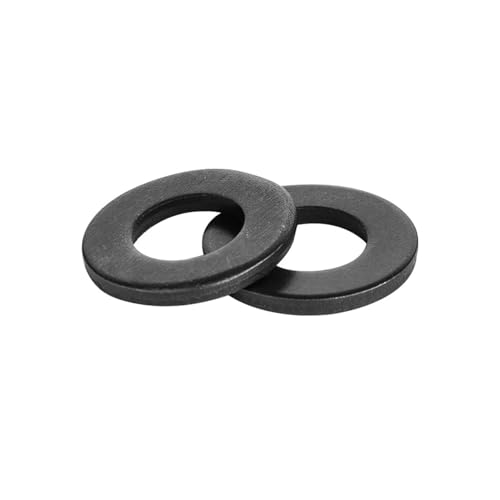 Runder Abstandshalter aus Aluminiumlegierung, Flache Unterlegscheiben aus Edelstahl, Schwarze Flache Unterlegscheiben, Flache Unterlegscheiben aus Kohlenstoffstahl, Dichtungen von JVNALwnkv