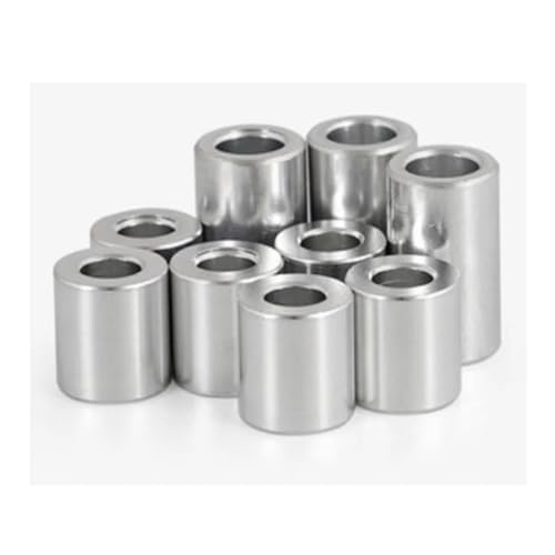Runder Abstandshalter aus Aluminiumlegierung, flache Unterlegscheiben aus Edelstahl, Buchse ohne Gewinde, Abstandshalter aus Aluminium, flache Dichtungsringe, Befestigungsscheiben von JVNALwnkv
