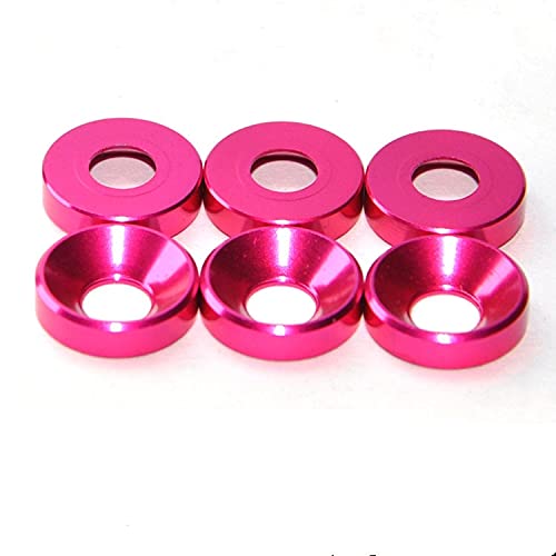 Runder Abstandshalter aus Aluminiumlegierung, flache Unterlegscheiben aus Edelstahl, Mdingbao-flache Unterlegscheiben aus Aluminium, bunt eloxiert, Senkkopfschrauben-Unterlegscheiben, 20 Stück Runder Abstandshalter aus Aluminiumlegierung, flache Unterlegscheiben aus Edelstahl, Mdingbao-flache Unterlegscheiben aus Aluminium, bunt eloxiert, Senkkopfschrauben-Unterlegscheiben, 20 Stück von JVNALwnkv