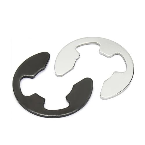 Runder Abstandshalter aus Aluminiumlegierung, flache Unterlegscheiben aus Edelstahl, Sicherungsring-Sicherungsringe aus Mn-Stahl mit E-Clip von JVNALwnkv