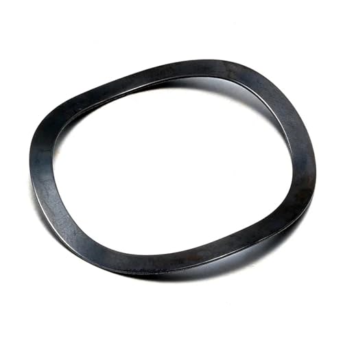 Runder Abstandshalter aus Aluminiumlegierung, flache Unterlegscheiben aus Edelstahl, Wellendichtung aus Federstahl (M22 x 29 x 0,3 – 50 Stück) von JVNALwnkv