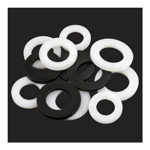 Runder Abstandshalter aus Aluminiumlegierung, flache Unterlegscheiben aus Edelstahl, flache Dichtung aus Kunststoff und Nylon, ebener Abstandshalter, Isolierringe, Ring for Schrauben, von JVNALwnkv