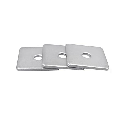 Runder Abstandshalter aus Aluminiumlegierung, flache Unterlegscheiben aus Edelstahl, vergrößerte Dichtung aus Edelstahl 304, quadratische flache Unterlegscheibe von JVNALwnkv