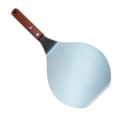Schaufel for Graben, Gartenschaufel aus Holz, Pizzaschaufel aus Edelstahl, runder Kuchenheber, Pizzaheber-Werkzeug, Holzgriff, einfaches Übertragen for den täglichen Gebrauch Schaufel for Graben, Gartenschaufel aus Holz, Pizzaschaufel aus Edelstahl, runder Kuchenheber, Pizzaheber-Werkzeug, Holzgriff, einfaches Übertragen for den täglichen Gebrauch von JVNALwnkv