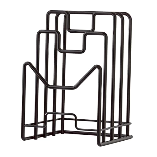 Schneidebrett-Aufbewahrungsregal, Schneidebrett-Organizer, platzsparend, for Töpfe, Pfannendeckel, Regal for Teller, Küchenarbeitsplatte, Schrank von JVNALwnkv