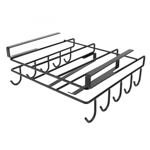 Schneidebretthalter unter dem Schrank, stabiler, platzsparender Küchen-Organizer for Schneidebretter, Topfdeckel, Karbonstahl, 24,9 x, cm von JVNALwnkv