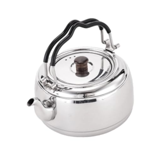 Teekessel mit Deckel, Edelstahl, tragbar, leicht, Kaffeekanne, Topf kochendem Wasser for unterwegs, Küche, Outdoor, Hotel Teekessel mit Deckel, Edelstahl, tragbar, leicht, Kaffeekanne, Topf kochendem Wasser for unterwegs, Küche, Outdoor, Hotel von JVNALwnkv