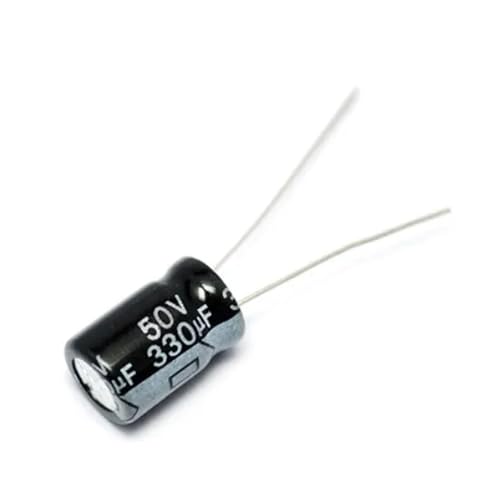 100pcs 330uF 50V 105 Radial Electrolytic Capacitor 50V330UF 10 * 16mm Capacitance Meters von JVNTOPIHW
