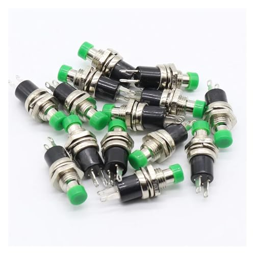 10Pcs Green Cap SPST Momentary Pushbutton Switch DC 50V 0.3A 10Pcs Green Cap SPST Momentary Pushbutton Switch DC 50V 0.3A von JVNTOPIHW