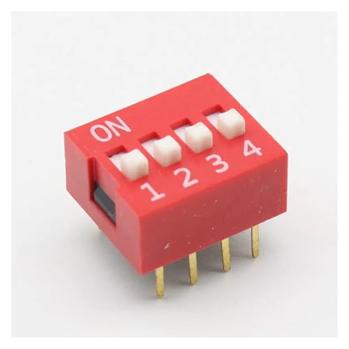 10Pcs Slide Type Switch Module 2.54mm 4-Bit 4 Position Way DIP Red Pitch 10Pcs Slide Type Switch Module 2.54mm 4-Bit 4 Position Way DIP Red Pitch von JVNTOPIHW