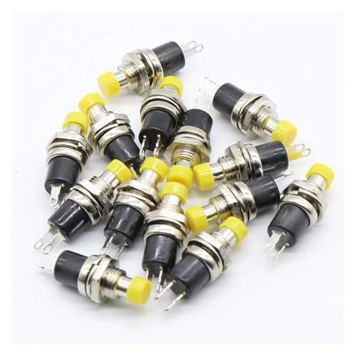 10Pcs Yellow Cap SPST Momentary Pushbutton Switch DC 50V 0.3A 10Pcs Yellow Cap SPST Momentary Pushbutton Switch DC 50V 0.3A von JVNTOPIHW