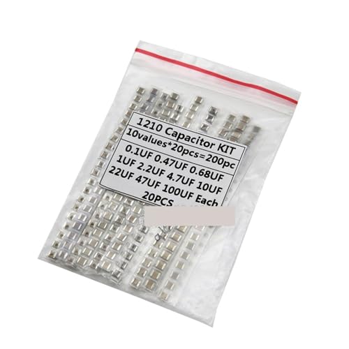 1210 SMD Capacitor assorted kit,10values*20PCS=200PCS 100nF~100uF Samples Kit electronic diy kit Capacitance Meters 1210 SMD Capacitor assorted kit,10values*20PCS=200PCS 100nF~100uF Samples Kit electronic diy kit Capacitance Meters von JVNTOPIHW