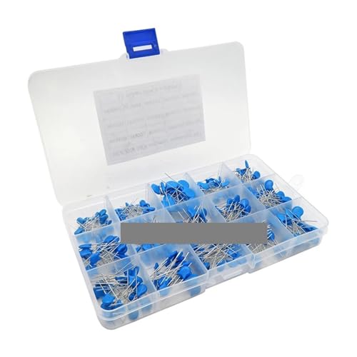 15Values*20PCS Capacitor Set High Voltage Ceramic Capacitors Assortment Assorted Kit Box 1nF 2.2nF 10nF 22nF 0.47nF 0.56nF-10nF Capacitance Meters 15Values*20PCS Capacitor Set High Voltage Ceramic Capacitors Assortment Assorted Kit Box 1nF 2.2nF 10nF 22nF 0.47nF 0.56nF-10nF Capacitance Meters von JVNTOPIHW