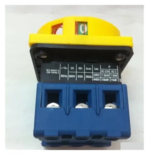 600V 63A AC 2 Position Rotary Cam 6 Terminals Combination Switch Control switch 600V 63A AC 2 Position Rotary Cam 6 Terminals Combination Switch Control switch von JVNTOPIHW