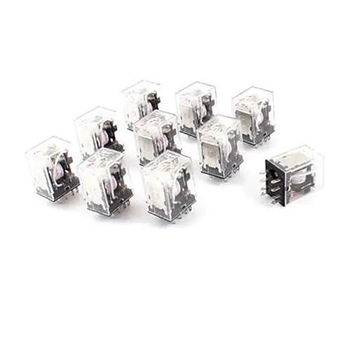 HH52PL AC 380V Coil 8-Pin DPDT Red LED Indicator Light Power Relay 10 Pcs Industrial Electrical Relays von JVNTOPIHW