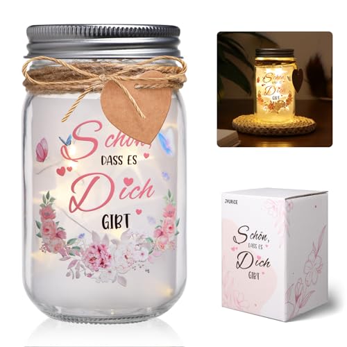 JVURICE LED Flaschenlicht, Schön dass es Dich gibt, Beleuchtete Flasche Mit Spruch, für frauen, Glückslicht Dekolicht für Geburtstag Hochzeit,Weihnachten, Spardose Hochzeitsgeschenk JVURICE LED Flaschenlicht, Schön dass es Dich gibt, Beleuchtete Flasche Mit Spruch, für frauen, Glückslicht Dekolicht für Geburtstag Hochzeit,Weihnachten, Spardose Hochzeitsgeschenk von JVURICE