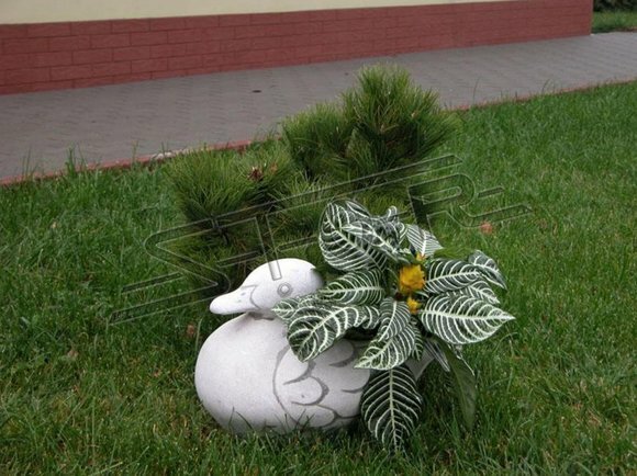 Blumenkübel Pflanz Kübel Dekoration Figur Blumentöpfe Garten Vasen Ente Blumenkübel Pflanz Kübel Dekoration Figur Blumentöpfe Garten Vasen Ente von JVmoebel