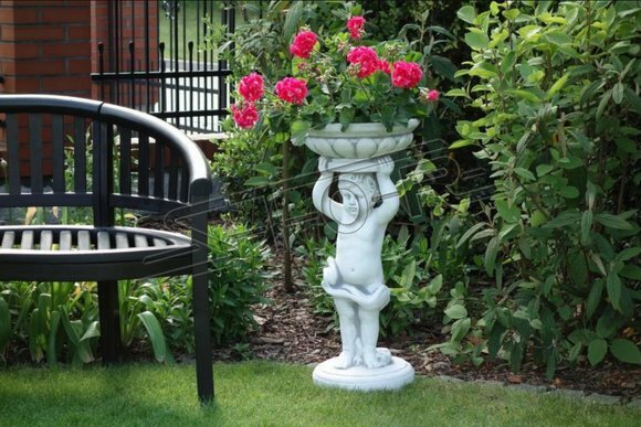 Blumenkübel Pflanz Kübel Dekoration Figur Blumentöpfe Garten Vasen Blumenkübel Pflanz Kübel Dekoration Figur Blumentöpfe Garten Vasen von JVmoebel