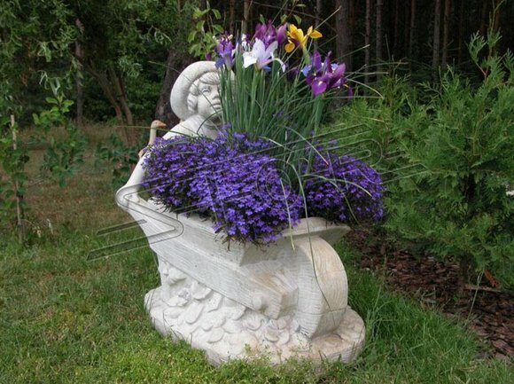 Blumenkübel Pflanz Kübel Dekoration Figur Blumentöpfe Garten Vasen Blumenkübel Pflanz Kübel Dekoration Figur Blumentöpfe Garten Vasen von JVmoebel