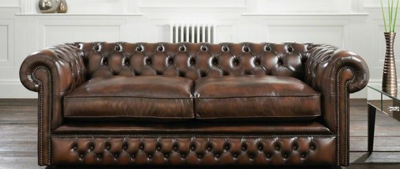 Chesterfield 3 Sitzer Big Sofa Couch Textil Samt Polster Sofas Leder von JVmoebel