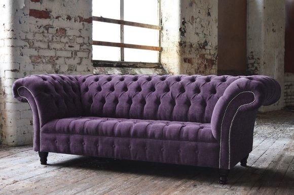 Chesterfield 3 Sitzer XXL Polster Sitz Couch Sofa Garnitur Big Couchen von JVmoebel