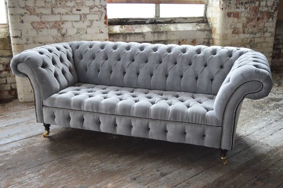 Chesterfield 3 Sitzer XXL Polster Sitz Couch Sofa Garnitur Big Couchen von JVmoebel
