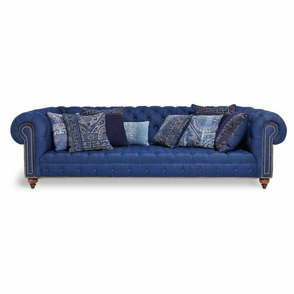Chesterfield 3 Sitzer XXL Polster Sitz Couch Sofa Garnitur Big Couchen von JVmoebel