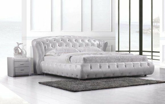 Chesterfield Doppelbett Designer Polster Doppel Ehe Bett Betten XXL Chesterfield Doppelbett Designer Polster Doppel Ehe Bett Betten XXL von JVmoebel