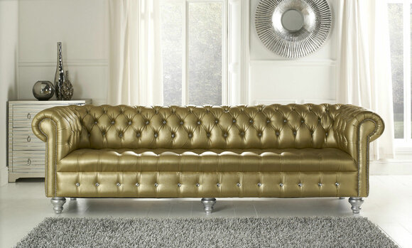Chesterfield Ledersofa Sofa Couch XXL Big Luxus Designer Polster von JVmoebel