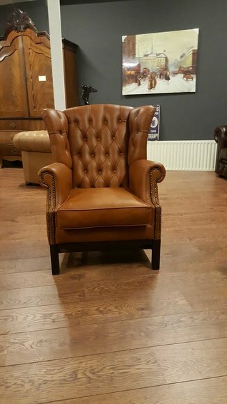 Chesterfield Ohrensessel Sessel Polster Fernseh Büro Couch 100% Echtes Chesterfield Ohrensessel Sessel Polster Fernseh Büro Couch 100% Echtes von JVmoebel